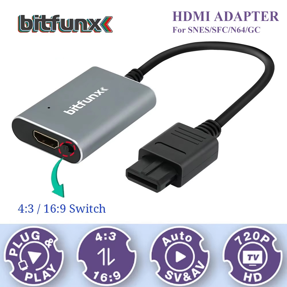 Bitfunx 720P Adattatore Svideo - Gaming Console In Tv recensione e prezzo